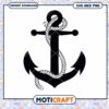 Vintage Anchor Design SVG for Nautical Craft Projects