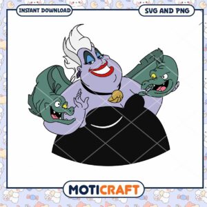 Ursula SVG Download with Flotsam and Jetsam Artwork