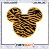 Tiger Print Mickey Mouse Head SVG Downloadable Art 1 Tiger Print Mickey Mouse Head SVG Downloadable Art