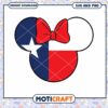 Texas Minnie Mouse SVG Bow Design for Instant Download 1 Texas Minnie Mouse SVG Bow Design for Instant Download