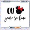 Sweet Oh Youre So Fine SVG Design for Instant Download