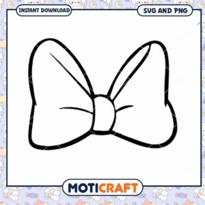 Stylish Bow SVG Clipart for Instant Download Crafting