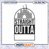 Straight Outta Castle SVG Graphic Instant Download Design