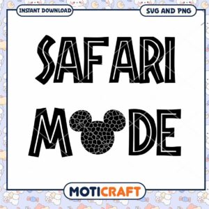 Safari Mode SVG Design for Fun DIY Projects Online