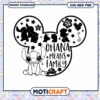 Ohana Means Family Mickey Mouse SVG Instant Download Art