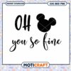 Oh You So Fine SVG Cut File for Craft Projects