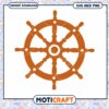 Nautical Ship Wheel SVG and PNG Instant Download Design