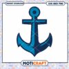 Nautical Anchor SVG File for Digital Download Use