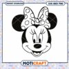Minnie Mouse SVG File for Kids Crafts and Projects