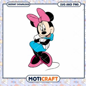 Minnie Mouse SVG Instant Download Cute Character Design