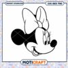 Minnie Mouse SVG File for Creative Craft Projects