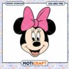 Minnie Mouse SVG Design Cute Bow Instant Download Clipart