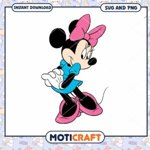 Minnie Mouse SVG Cute Design for Crafting and Projects
