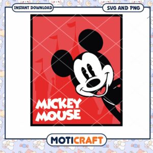 Mickey Mouse SVG Instant Download for DIY Projects and Crafts