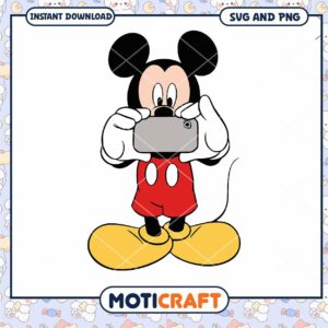 Mickey Mouse SVG Instant Download for DIY Crafts
