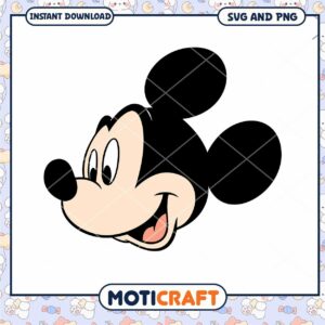 Mickey Mouse SVG Instant Download for Crafting Projects