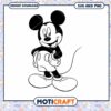 Mickey Mouse SVG Fun Outline for Craft Projects Download