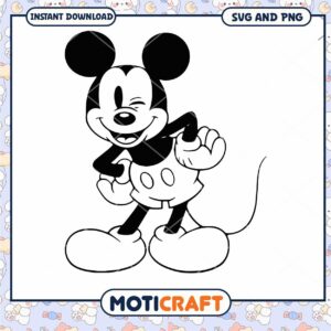 Mickey Mouse SVG for Instant Download Fun Designs