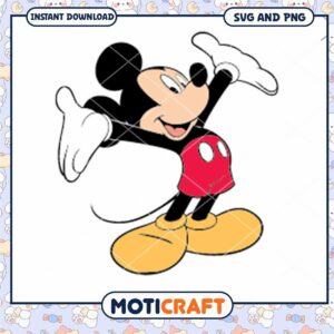 Mickey Mouse SVG File for Fun Craft Projects Download