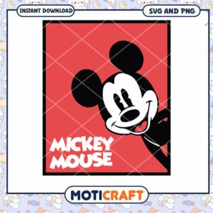 Mickey Mouse SVG Digital Download for Instant Use