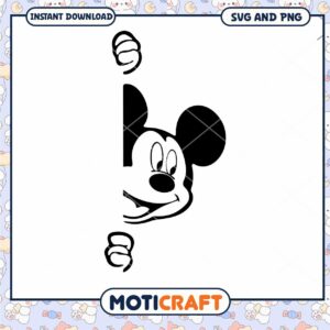 Mickey Mouse SVG Design for Instant Download Fun Art