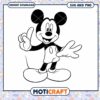Mickey Mouse SVG Clipart for Craft Projects Download