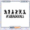 Mickey Mouse Squad Goals SVG Design for Instant Download