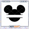 Mickey Mouse Silhouette SVG Design for Creative Projects