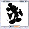 Mickey Mouse Silhouette SVG Clipart for Craft Projects 1 Mickey Mouse Silhouette SVG Clipart for Craft Projects