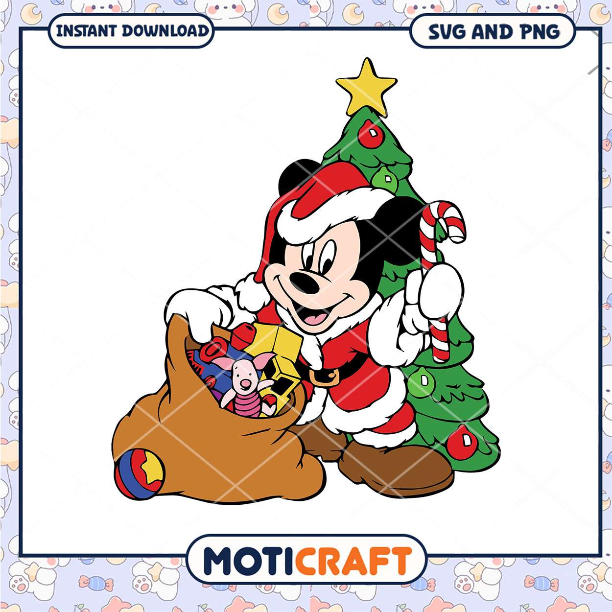Mickey Mouse Santa SVG Christmas Cheer Design Download Mickey Mouse Santa SVG Christmas Cheer Design Download