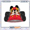 Mickey Mouse Race Car SVG Downloadable Clip Art Design
