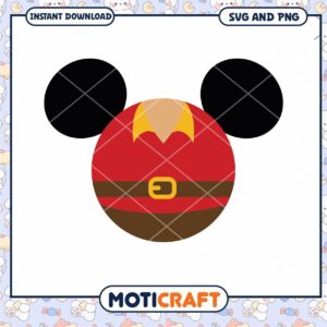 Mickey Mouse Pirate SVG Graphic Instant Download Design