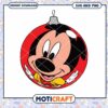 Mickey Mouse Holiday Ornament SVG Instant Download Art