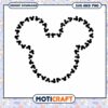 Mickey Mouse Heart SVG Design for Instant Download Fun 2 Mickey Mouse Heart SVG Design for Instant Download Fun
