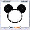 Mickey Mouse Head SVG Frame for Creative Projects