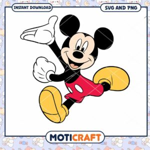 Mickey Mouse Fun SVG Instant Download for Crafts and Projects