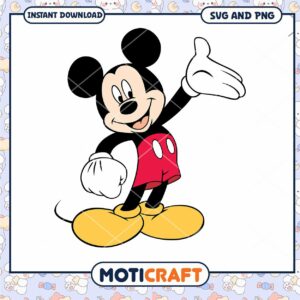 Mickey Mouse Fun SVG Design Instant Download for Crafts