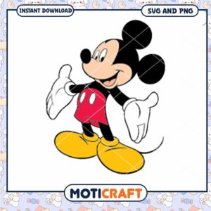 Mickey Mouse Classic SVG File Instant Digital Download