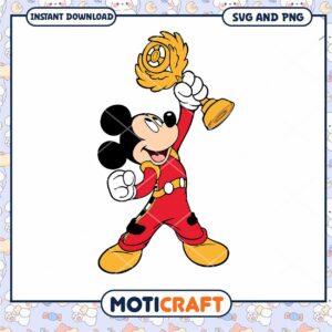 Mickey Mouse Champion Trophy SVG and PNG Download