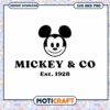 Mickey and Co SVG Vintage Design Established 1928