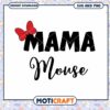 Mama Mouse SVG File for Cute Family Crafts Download