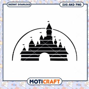 Magical Castle SVG Instant Download for Disney Fans Magical Castle SVG Instant Download for Disney Fans