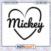 Love for Mickey SVG Heart Design Instant Download Craft 2 Love for Mickey SVG Heart Design Instant Download Craft
