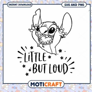 Little But Loud Fun SVG Download for Creative Projects