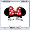 Little Sister Minnie Mouse Bow SVG Cut File Download 1 Little Sister Minnie Mouse Bow SVG Cut File Download