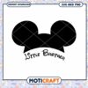 Little Brother Mickey Mouse SVG Cute Family Design File
