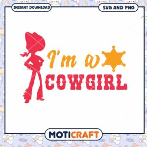 I'm a Cowgirl Vintage SVG for Fun Creative Projects