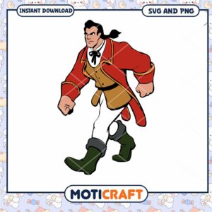 Heroic Cartoon Character SVG Instant Download Graphic