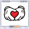 Heart in Hands SVG Download for Crafting and Design