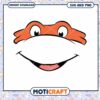 Happy Smiling Cartoon Face SVG Instant Download Art